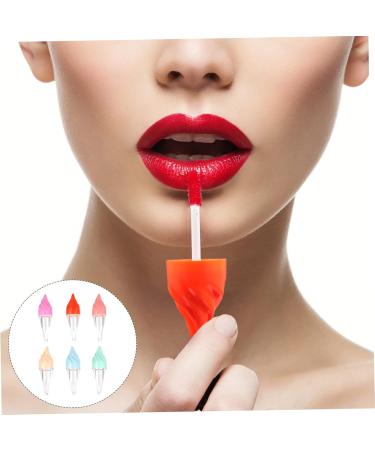  FRCOLOR FRCOLOR 6 tubes lip gloss bottle pencil lip gloss clear lip gloss containers plastic containers lip balm bottles lip gloss tube lip gloss tube red samples - Buy Online on GoSupps.com