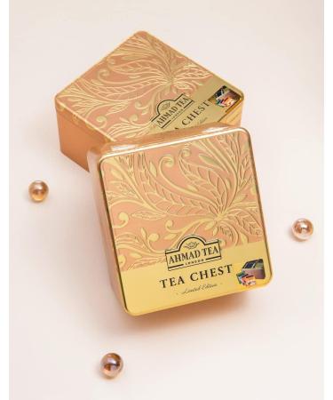Ahmad Tea Tea Chest Four Caddy - 40 Enveloped Tea Bags - 40 Count - Buy Online on GoSupps.com