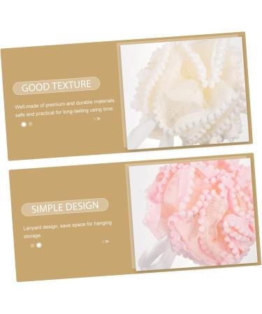Gatuida Shower Ball - 2pcs Bath Scrub Flower Travel Body Brush & Back Cleaner Towel | Ideal for Relaxation & Cleaning - Buy Online on GoSupps.com