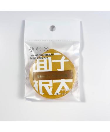 Corneria Large Makeup Sponge 1PCS - Super Soft Powder Puff for Quick Makeup Application | Beauty Blender for Liquid Foundation & Loose Powder - Yellow - Buy Online on GoSupps.com