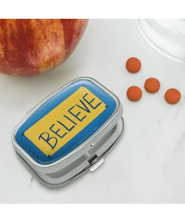 Buy Ted Lasso Believe Rectangle Pill Case | Unique Trinket Gift Box for Fans - Shop Internationally - Buy Online on GoSupps.com