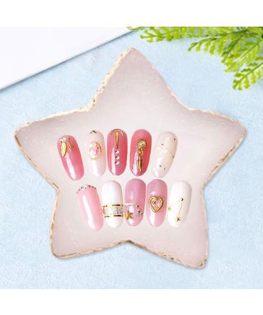 Resin Nail Art Palette Star Shaped Painting Color Mixing Plate Cosmetic Mixing Tools White nail art painting palette - Buy Online on GoSupps.com