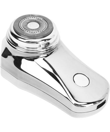 Buy Starlight Silver Electric Beard Trimmer | Mini Digital Display Type C Port Clipper for Men - Perfect for Travel & Home Use - Buy Online on GoSupps.com