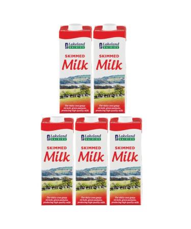 5 x 1L Dairies UHT Skimmed Milk Long Lasting