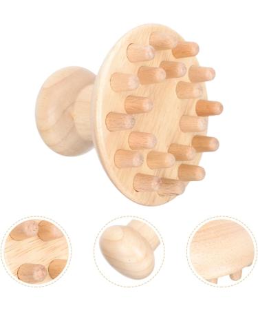 Minkissy 2-Piece Wooden Massage Comb Set for Children - Hand Massager & Scraper Tool for Shampoo & Hair Care - Buy Online on GoSupps.com