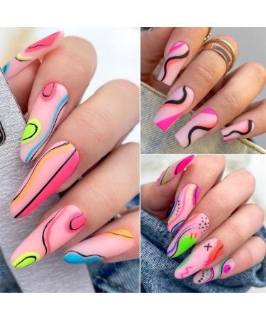 12 Colors Nail Art Pens Set - Graffiti Dotting & Liner Painting Tools for DIY Manicure | Perfect for Home & Salon - Buy Online on GoSupps.com