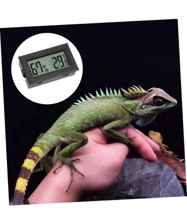 BESPORTBLE 2pcs Reptile Temperature and Humidity Meter Black 4.5X2.5cm - Buy Online on GoSupps.com
