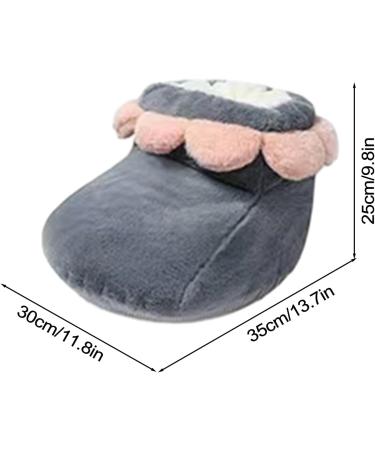 Rasoli Heated Foot Warmer | Removable Heating Pillows | Ultimate Foot Care for TV Reading Travel & Work Gray USB - Buy Online on GoSupps.com