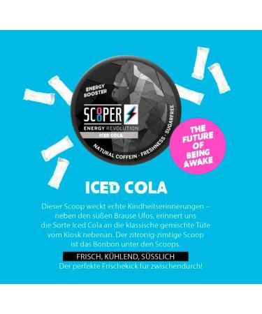  Vendigo Scooper Energy | BMB Iced Box | Iced Grapefruit Cola Cool Grapefruit Lemon Iced Tea | 4 x 7.2 g + BMB Shisha Merch - Buy Online on GoSupps.com