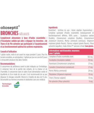 Olioseptil Bronchus Capsules - All-Natural Respiratory Support - Buy Online on GoSupps.com