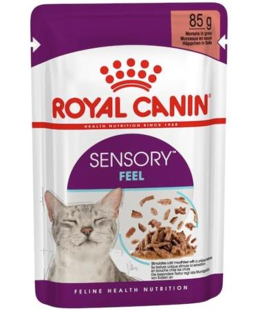 Royal Canin Sensory Feel In Gravy Adult Wet Cat Food 12x85g - Buy Online on GoSupps.com