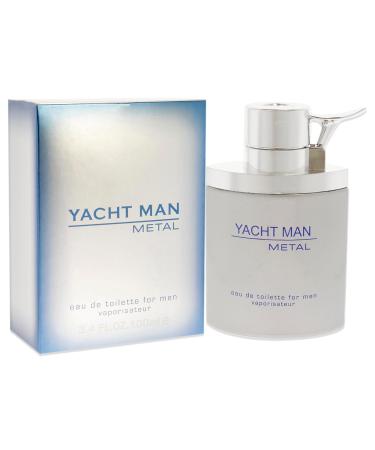 Myrurgia Yacht Man Metal toilette Spray for Men 3.40-Ounce Metal 3.4 Fl Oz (Pack of 1) - Buy Online on GoSupps.com