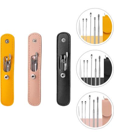 FRCOLOR 6 Sets Spiral Ear Pick Cleaner - Stainless Steel Ear Wax Removal Curette - Ear Cleaning Tools - 15x2.8cm - 2pcs - Buy Online on GoSupps.com