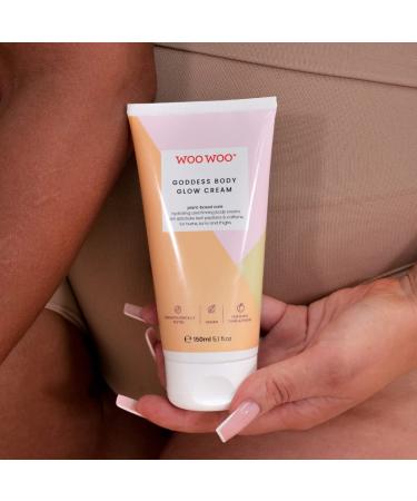 WOOWOO Natural Goddess Glow Body Cream - Clean Vegan Intimate Skin Care | 5.1 oz (150 ml) - Shop Internationally - Buy Online on GoSupps.com