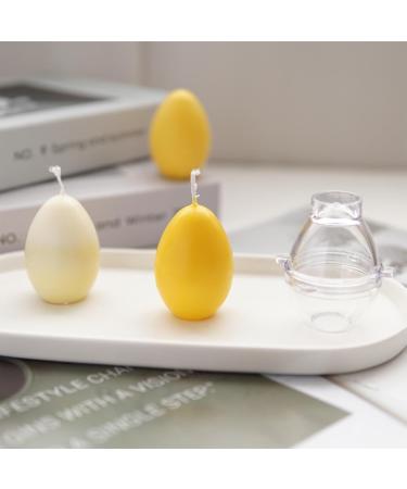 Moule bougies d'oeuf Do It Yourself Reusable Candle Making Mould 2 7 x 2 5 pouces moule en silicone pour Wax Beeswax Soap Chocolate And Candy Ideal For Easter & Holiday Crafts - Buy Online on GoSupps.com