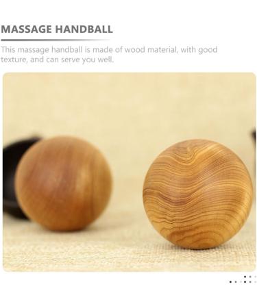 8-Piece Wooden Massage Ball Set Neck & Face Acupressure Device for Relaxation & Hand Therapy | International Shipping - Buy Online on GoSupps.com