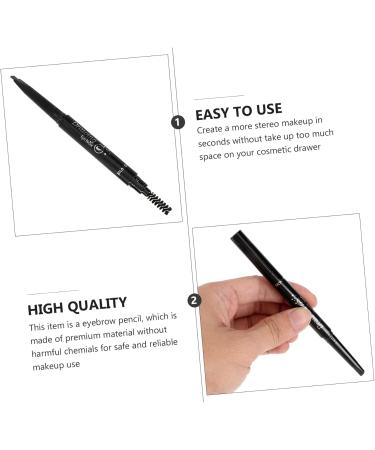 Angoily Eyebrow Rotate Double Lasting Brush Long Pencil Head Makeup Automatic Chocolate 1 count (Pack of 1) Chocolate - Buy Online on GoSupps.com