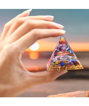 Vuuuuv Horoscope Orgon Pyramid - Aquarius Medicinal Crystal Gift Set | Zodiac Stones for Astrology Reiki & Meditation - Buy Online on GoSupps.com