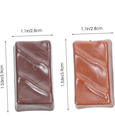 ibasenice 64 Pcs Simulation Chocolate Small Chocolate Model Simulation Dessert Kid Toys Cake Accessories Fake Biscuits Simulated Chocolate Decorative Fake Chocolate Food Pvc Bulk Child Milk - Buy Online on GoSupps.com