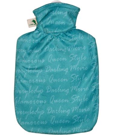 Hugo Frosch Hot Water Bottle 1.8L - Classic Velour Cover Audrey Hepburn Movie Design | International Shipping - Buy Online on GoSupps.com