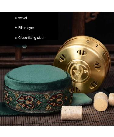 Moxa Box - Portable Adjustable Temperature Moxibustion Burner | Smokeless with Velvet Cover for Massage | International Shipping - Buy Online on GoSupps.com