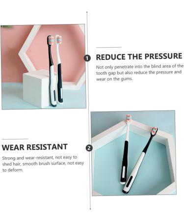 Foytoki Portable Maternity Toothbrush Set - 4 Pieces for Deep Gum Care & Oral Hygiene Tools for Mothers - Buy Online on GoSupps.com