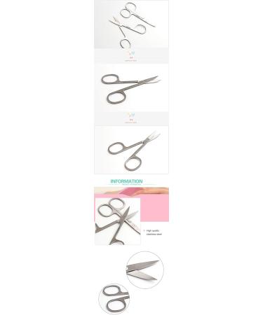 Premium Stainless Steel Manicure Scissors & Eyebrow Trimmer - Precision Nail & Hair Cutting Tools - Buy Online on GoSupps.com