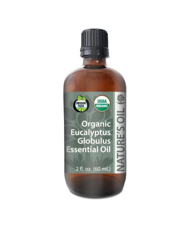 Best Eucalyptus Essential Oil Pure Certified Organic Therapeutic Grade 60ml