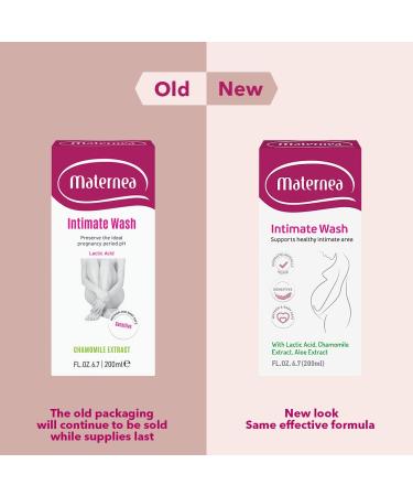 Maternea Intimate Wash Gel - Healthy Hygiene for Pregnancy and Postpartum Care 6.7 FL. OZ. (200 ml) - Buy Online on GoSupps.com