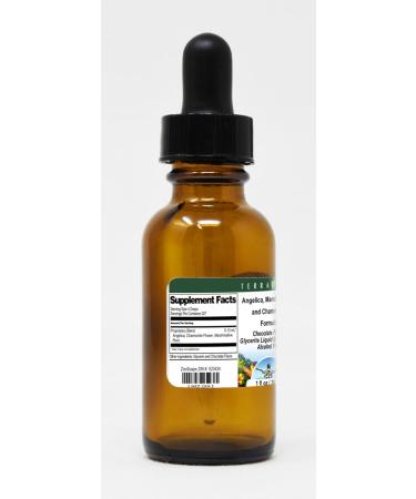 Angelica Marshmallow and Chamomile Formula Glycerite Liquid Extract (1:5) - Chocolate Flavored (1 oz ZIN: 523434) - Buy Online on GoSupps.com
