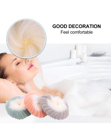 3 Pcs Two-Ball Bath Scrubber Set | Mesh Bath Sponge & Loofah for Luxurious Shower | International Shipping Available - Buy Online on GoSupps.com
