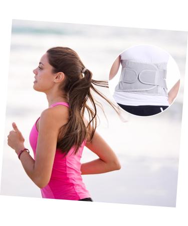 FRCOLOR Breathable Waist Supporter & Lumbar Support Brace - Ideal for Gym & Lower Back Relief for Men & Women - Buy Online on GoSupps.com