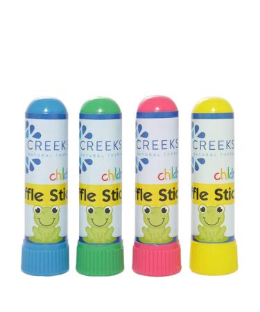 Creekside Naturals Sniffle Sticks Aromatherapy Nasal Inhalers for Children Pediatrician Formulated Pocket-Sized All Natural Essential Oil Blend - Buy Online on GoSupps.com