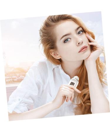 Angoily 1 Set Skin Moisture Test Portable Monitor Professional Oil Tester Humidity Meter Skin Analyser Digital Facial Moisture Meter Intelligent Moisture Tester Beauty Salon Supply White - Buy Online on GoSupps.com