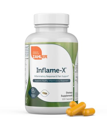 Zahler Inflame-X Advanced Inflammatory Response Support 120 Vegetable Capsules