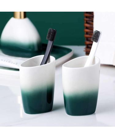 Bathroom soap dispenser handwash dispenser bottle/Gradientl Bathroom Sets Accessories Complete Ceramic Bathroom Essentials For New Home Bathroom Decor Sets-green-5 set (Color : Brown Size : 5 se 5 set Brown - Buy Online on GoSupps.com