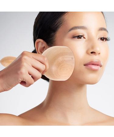 Fomiyes Swedish Wooden Massage Cup - Handheld Wood Therapy Device for Rear Belly & Teeth Relief for Adults - Buy Online on GoSupps.com