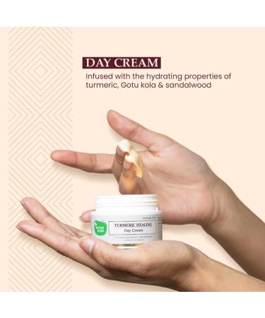 Buy Turmeric Healing Day Cream - 40g | Natural Skincare for Glowing Skin | International Shipping - Buy Online on GoSupps.com
