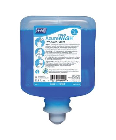 Deb Group Refresh Azure Foam Hand Cleanser 1 L (6 Pack)