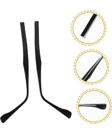 High-Quality Metal Replacement Hinge Bars for Glasses - Healeeved Accessories | Universal Repair Arms | Black 14.00x0.70x0.60cm | International Shipping - Buy Online on GoSupps.com