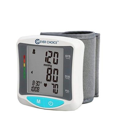 Clever Choice Fully Auto Wrist Talking Blood Pressure Monitor SDI-2086WT