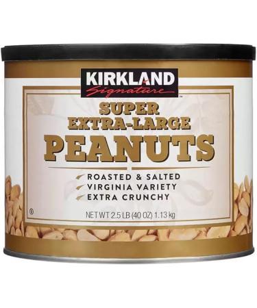 RKBROTHERS Kirkland Signature Super Extra-Large Roasted & Salted Peanuts 1.13kg Pack of 2 - Buy Online on GoSupps.com