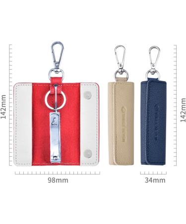 Nail Clippers Set 2-Piece Nail Clipper Kit Stainless Steel Toe and Fingernail Clipper Care Tools with Ear Pick for Men and Women Portable Keychain Nail Clipper Set Nail Clippers Pedicure Kit (Color Blu - Buy Online on GoSupps.com