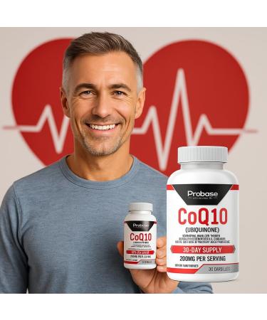 Probase Nutrition CoQ10 (Ubiquinone) 30 Capsules 30-Day Supply - Buy Online on GoSupps.com