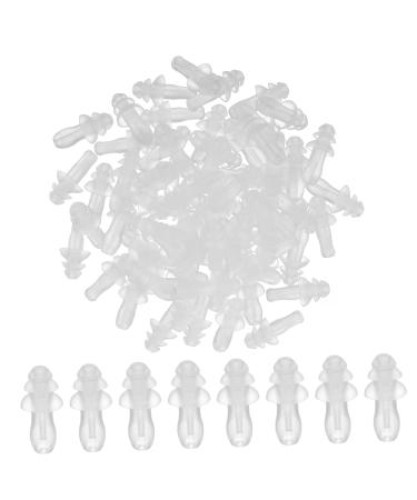 Beaupretty 40pcs Sleeping Silicone Ear Buds Wired Earbuds Silicone Noise Canceling Noise Cancelling Swimming Protective White 1 Count (Pack of 1)
