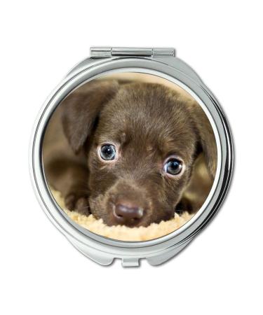 Mirror makeup mirror Dog Adoption Home Adopted Dog Lost Dog Mutts Pet Pocket Mirror portable mirror