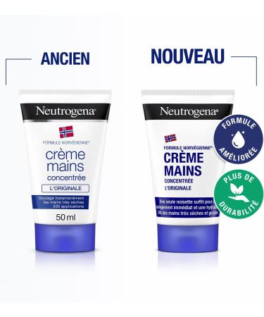 Neutrogena | L'Originale Norwegian Formula Concentrated Hand Cream (2 x 50 ml tubes) Moisturizing cream for very dry and chapped hands Immediate relief and 24-hour hydration - Buy Online on GoSupps.com
