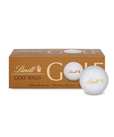 Lindt Chocolate Golf Balls - 110g | Whole Milk Chocolate & Nougat Cream | Perfect Gift for Golfers | Chocolate Praline Treat - Buy Online on GoSupps.com