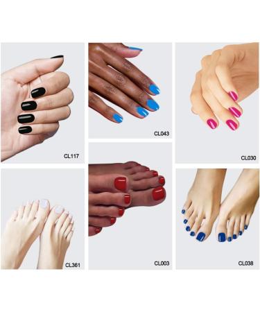 Lagunamoon Gel Nail Polish Set - Red Black White Colors - Long Lasting Salon Quality - UV LED Light - 8ml Hot Lips - Manicure Gift Set - Buy Online on GoSupps.com