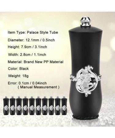 Royal Style DIY Lipstick Empty Container - Black Lipstick Tube for Self-made Lipstick and Lip Balm - Empty Lipstick Mold - Buy Online on GoSupps.com